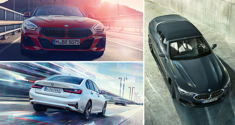 Ab März: Der neue BMW 3er, das neue BMW 8er Cabriolet und der neue BMW Z4 Roadster